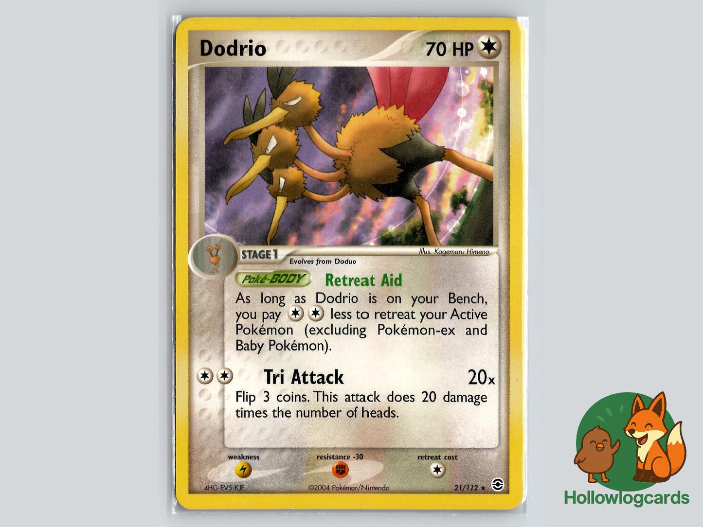 Dodrio (21/112) - FireRed & LeafGreen Pokémon Card