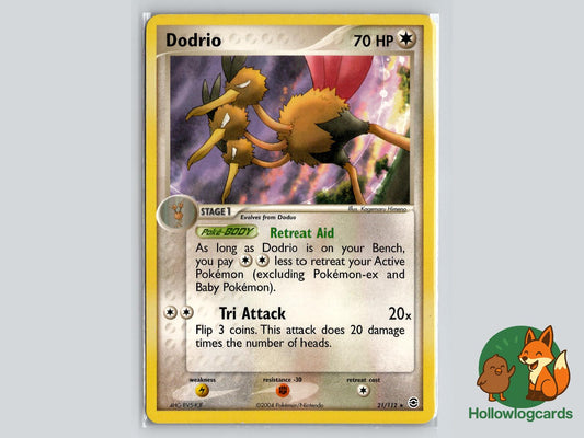 Dodrio (21/112) - FireRed & LeafGreen Pokémon Card