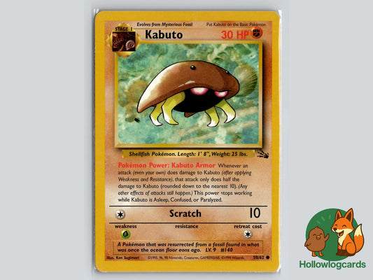 Kabuto (50/62) - Fossil Pokémon Card