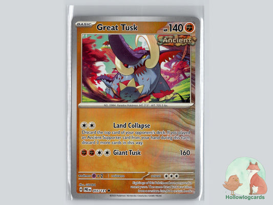 Great Tusk (055/131) - Prismatic Evolutions Pokémon Card