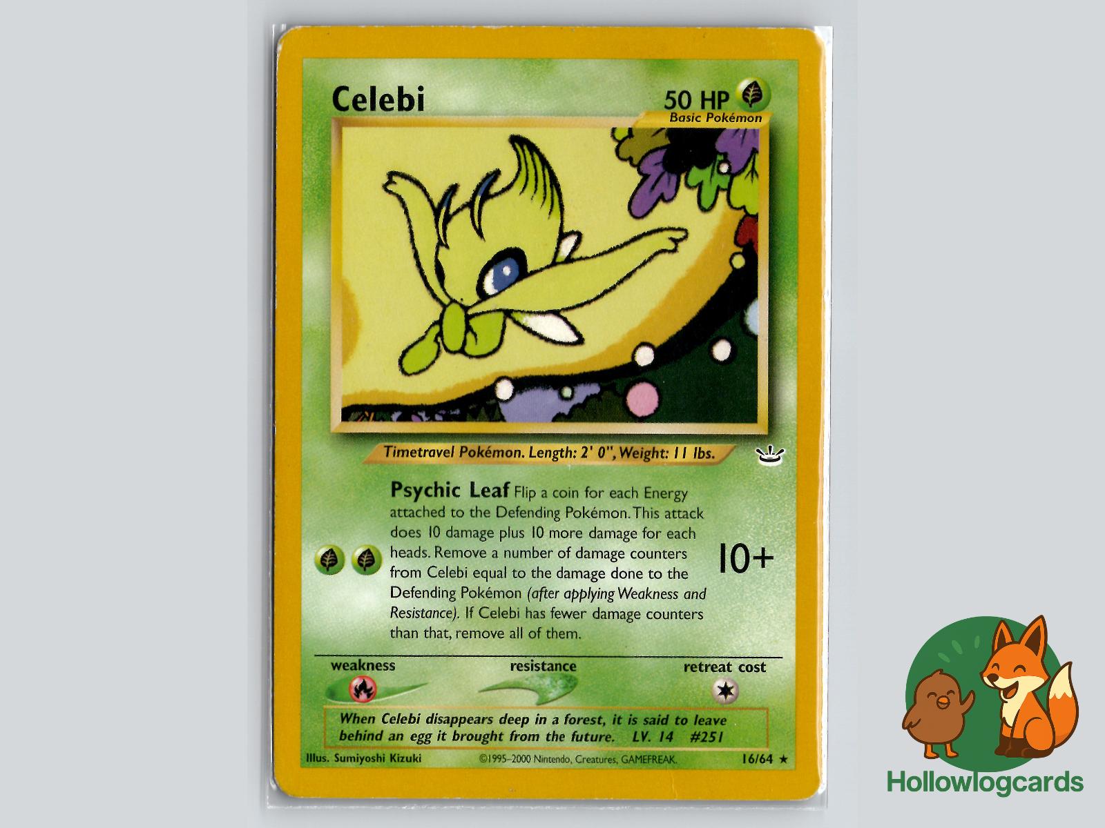 Celebi (16/64) - Neo Revelation Pokémon Card