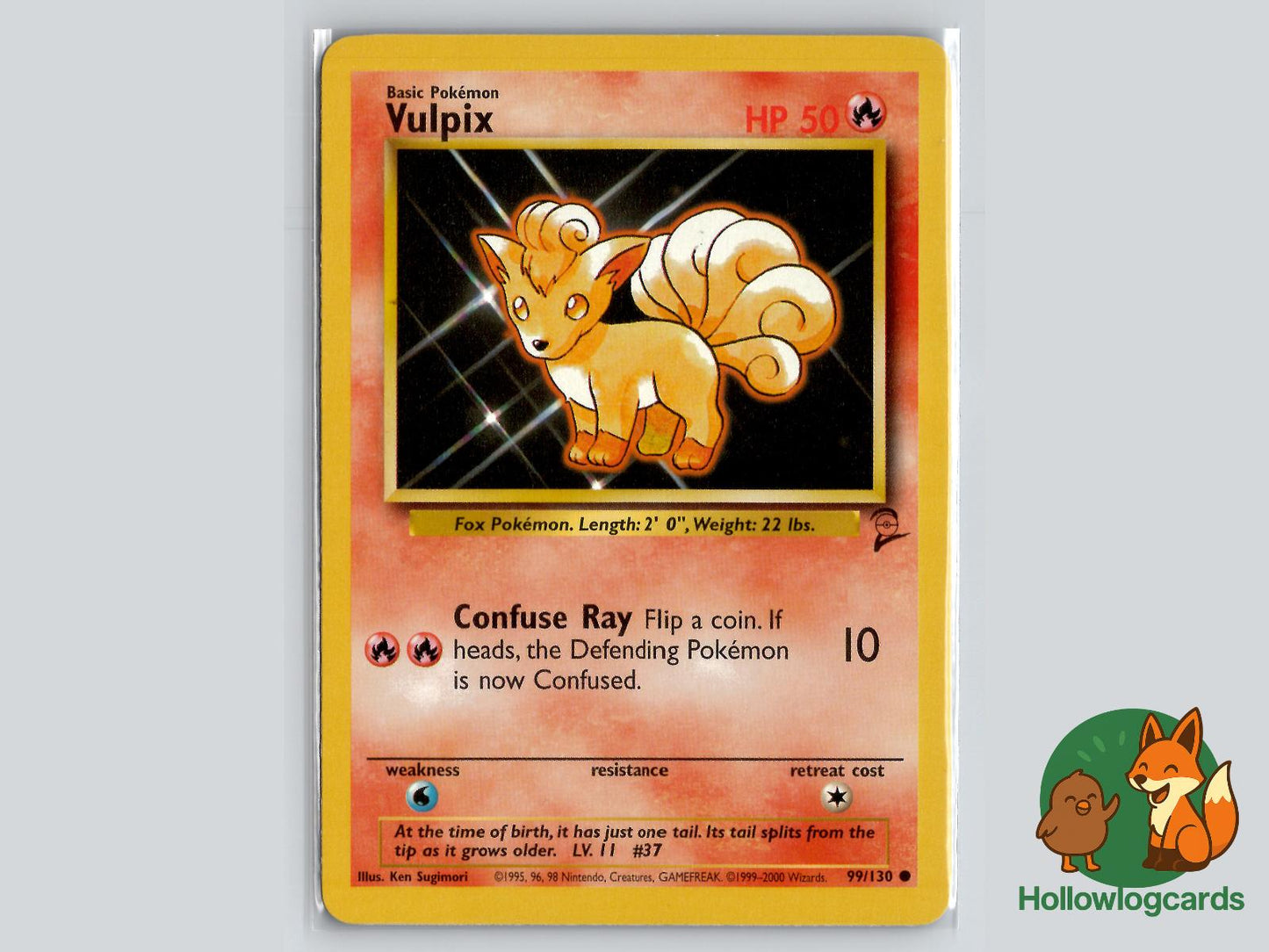 Vulpix (99/130) - Base Set 2 Pokémon Card