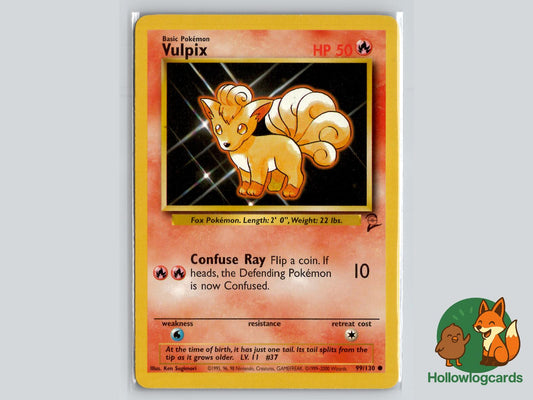 Vulpix (99/130) - Base Set 2 Pokémon Card