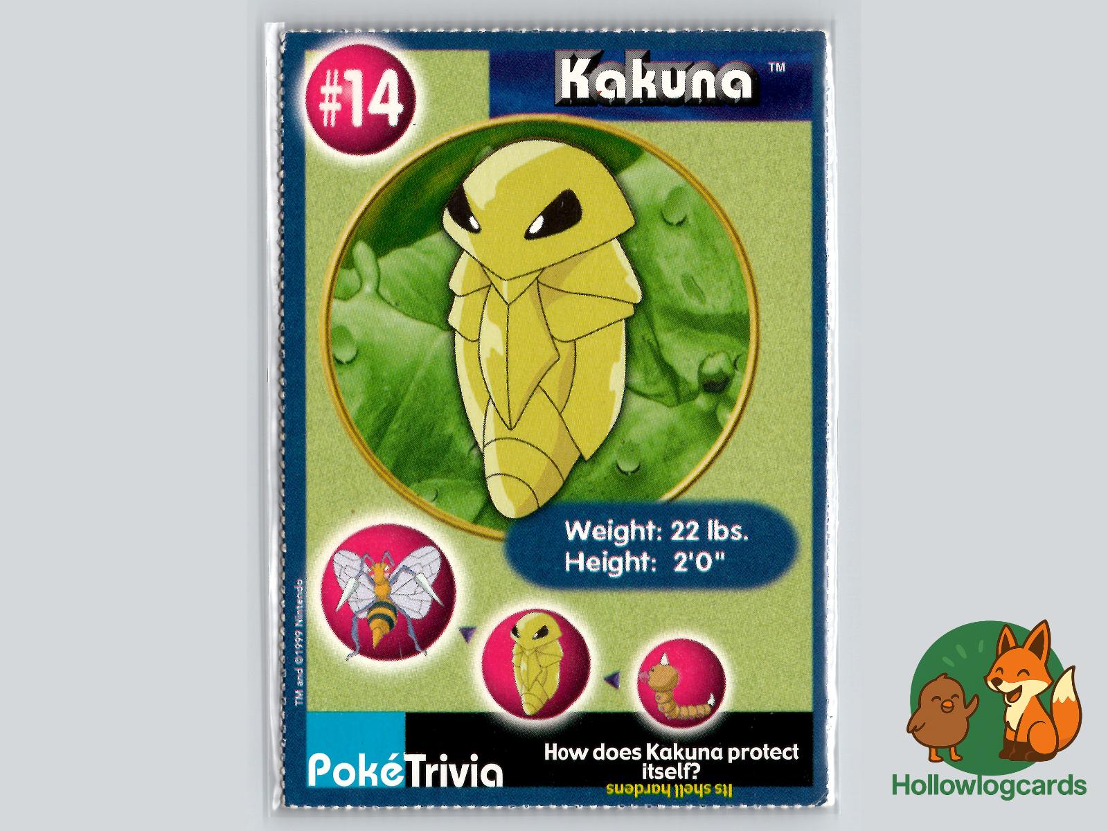 Kakuna (14) Pokémon Card