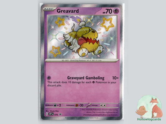 Greavard (070) - Scarlet & Violet Pokémon Card
