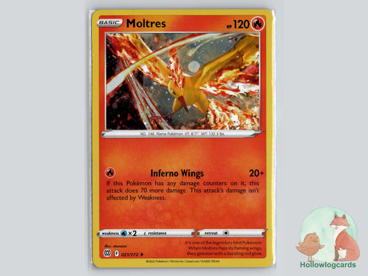 Moltres (021/172) Pokémon Card
