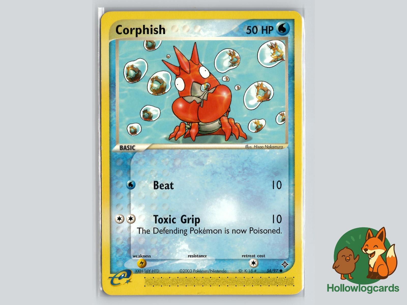 Corphish (54/97) - Dragon Pokémon Card