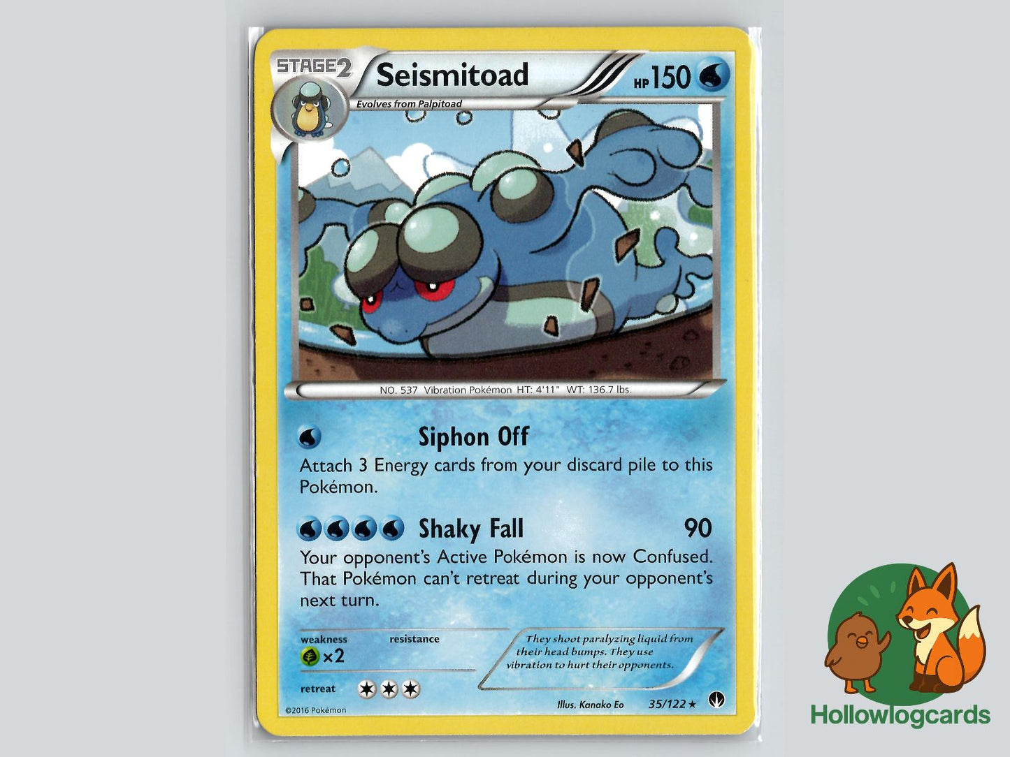 Seismitoad (35/122) - BREAKpoint Pokémon Card
