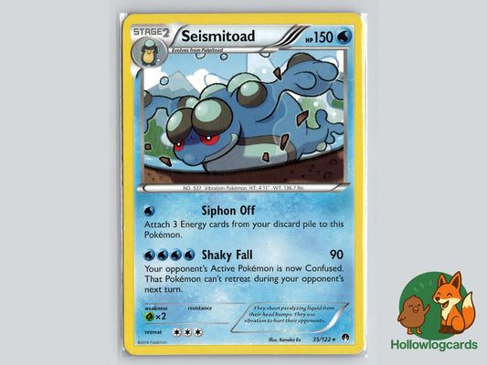 Seismitoad (35/122) - BREAKpoint Pokémon Card