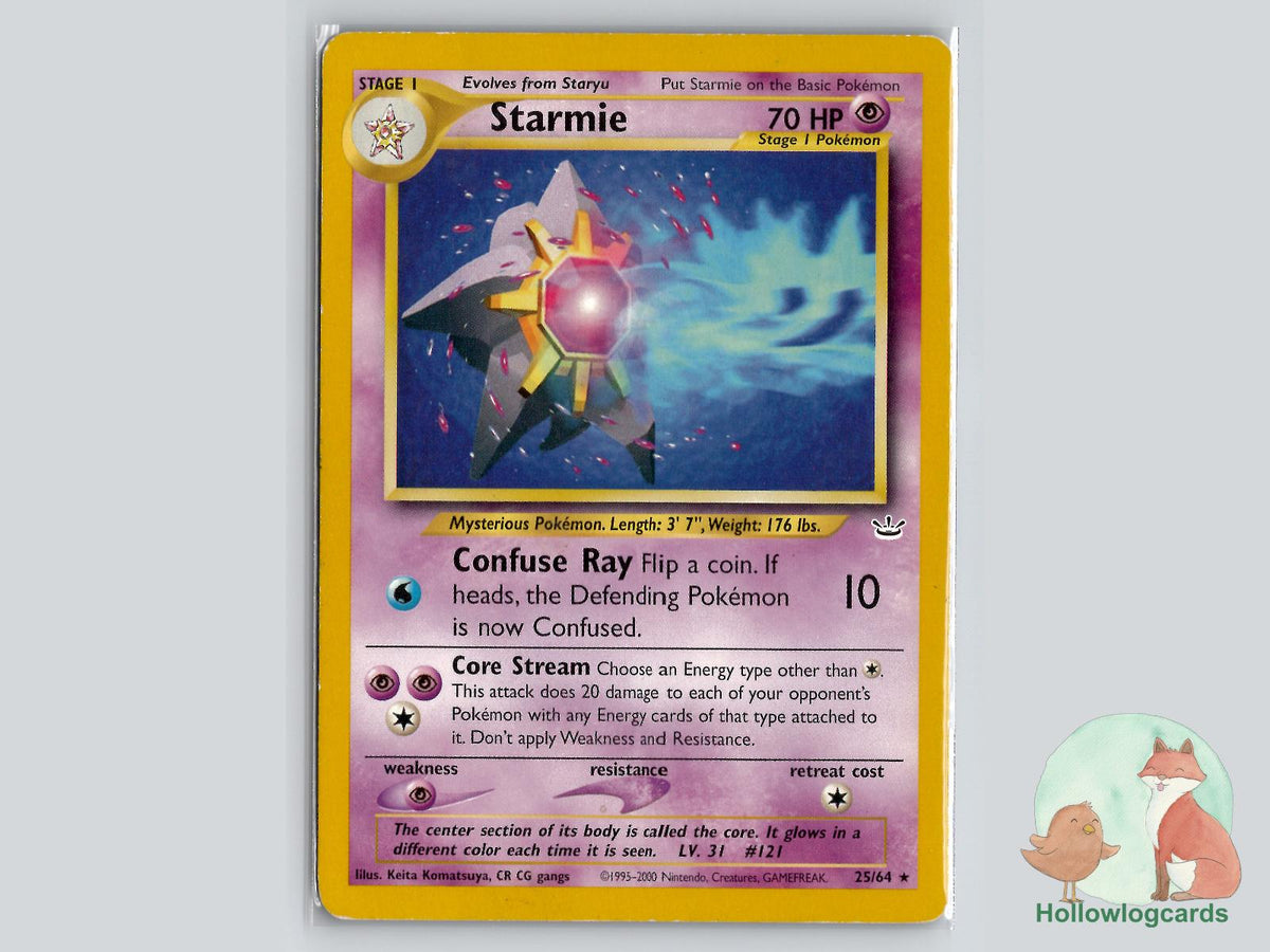Starmie (25/64) - Neo Revelation Pokémon Card