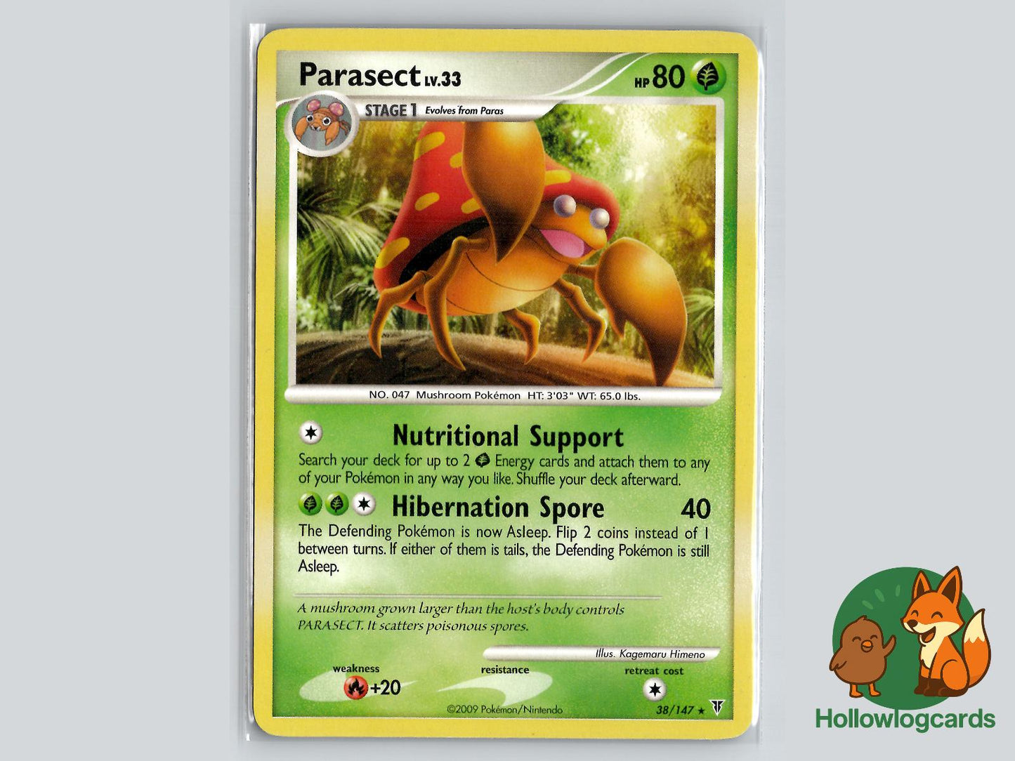 Parasect (38/147) - Supreme Victors Pokémon Card