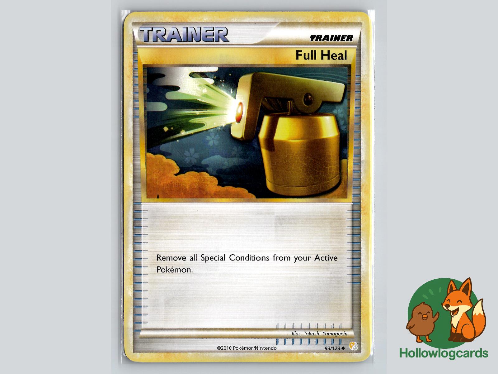 Full Heal (93/123) - HeartGold & SoulSilver Pokémon Card