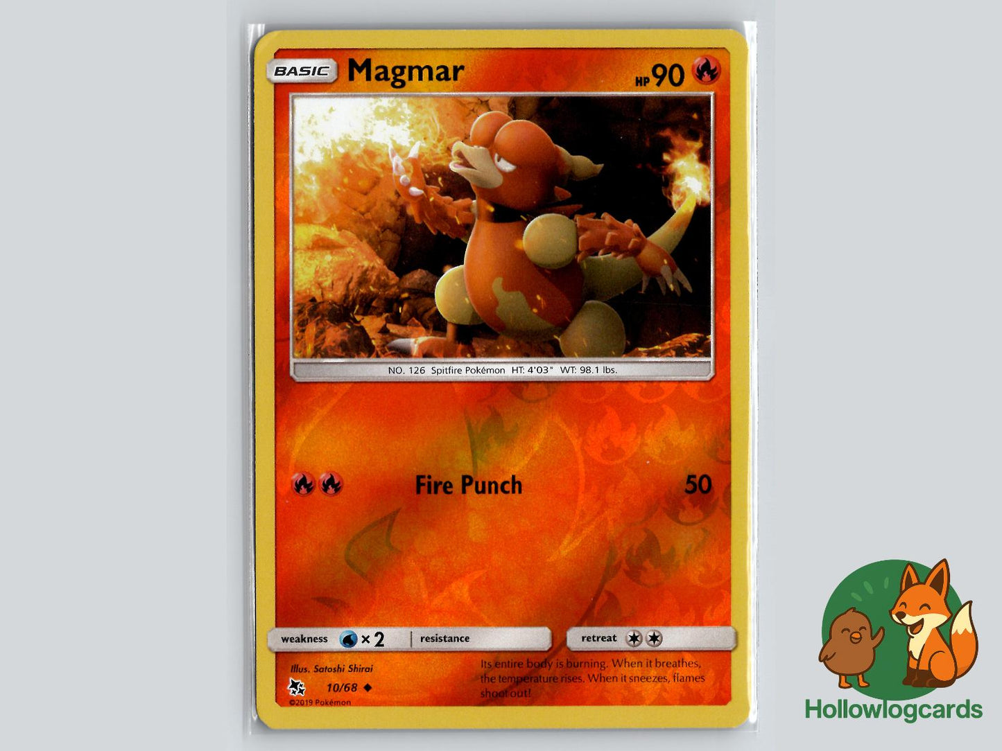 Magmar (10/68) - Hidden Fates Pokémon Card