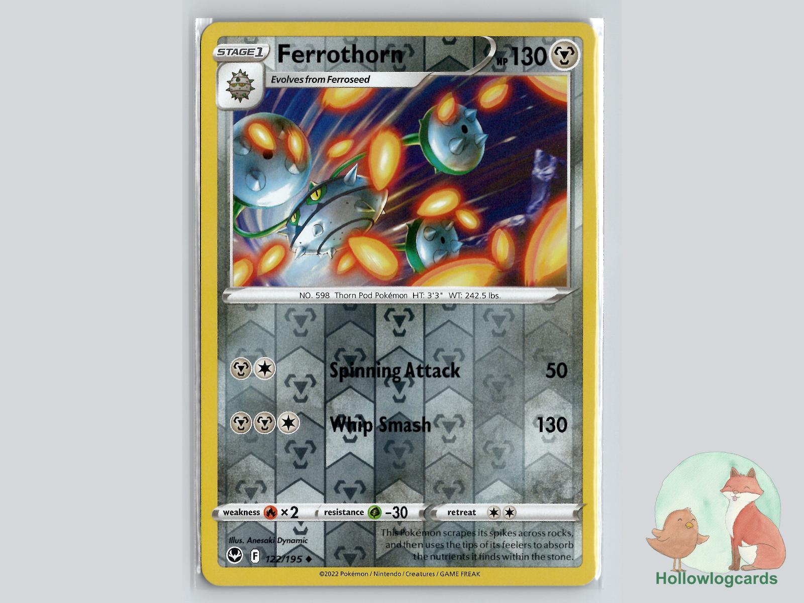 Ferrothorn (122/195) - Silver Tempest Pokémon Card