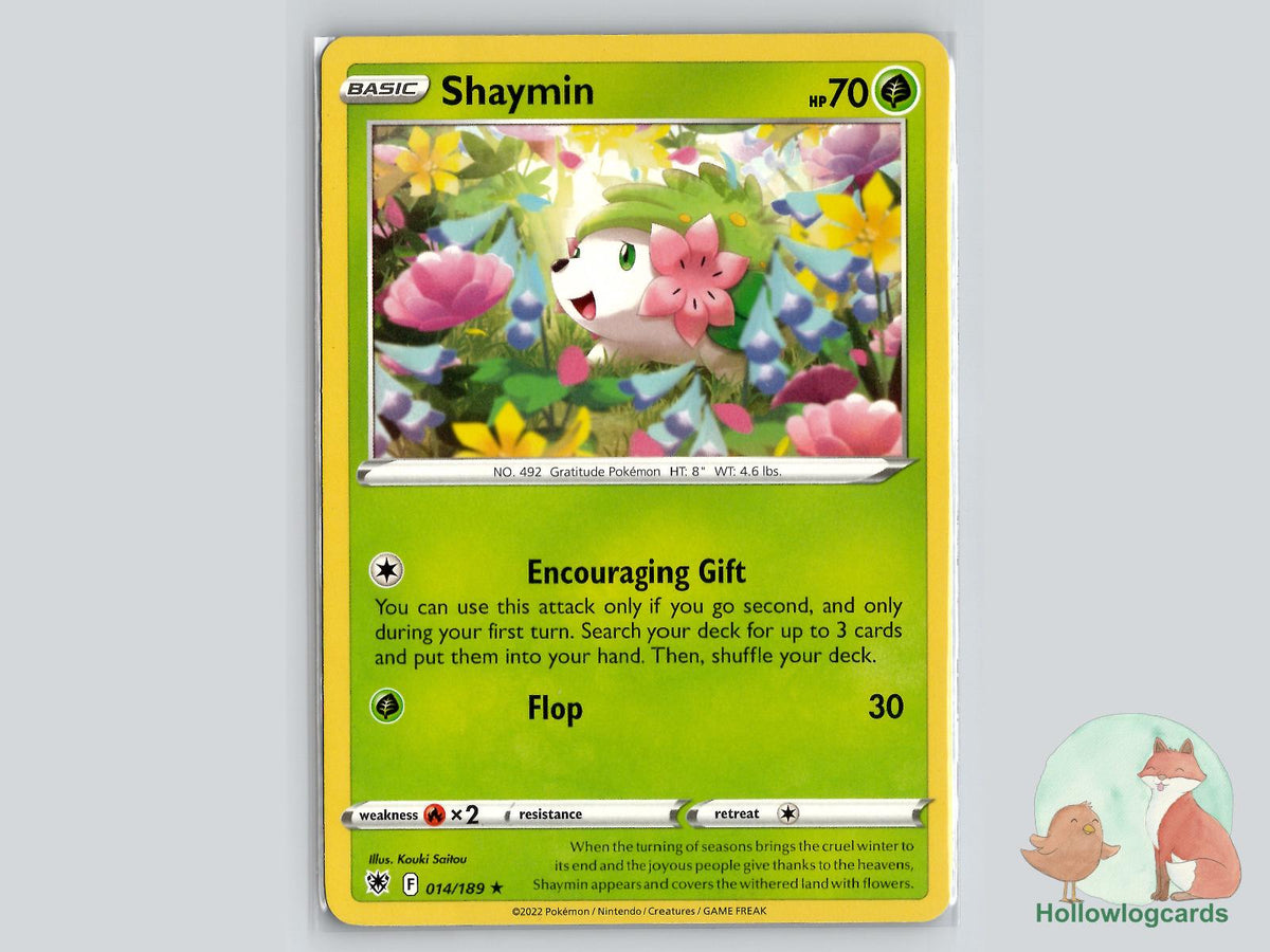 Shaymin (014/189) - Astral Radiance Pokémon Card