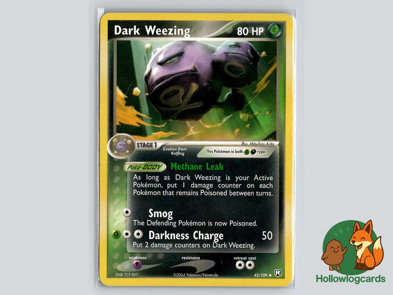 Dark Weezing (42/109) - Team Rocket Returns Pokémon Card