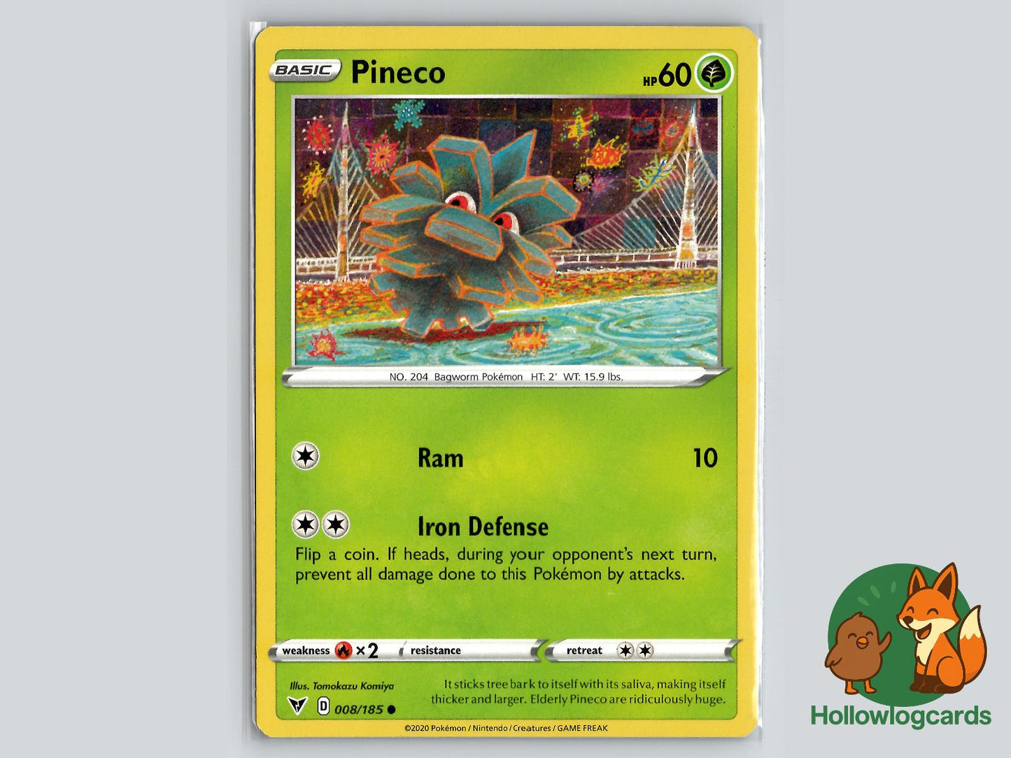 Pineco (008/185) - Vivid Voltage Pokémon Card