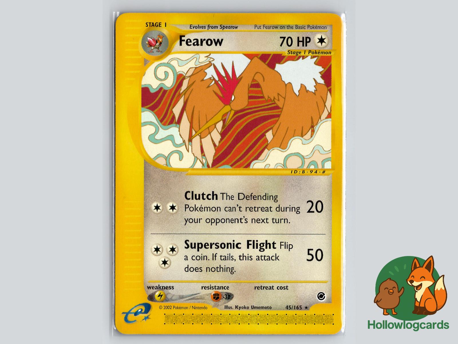 Fearow (45/165) - Expedition Base Set Pokémon Card