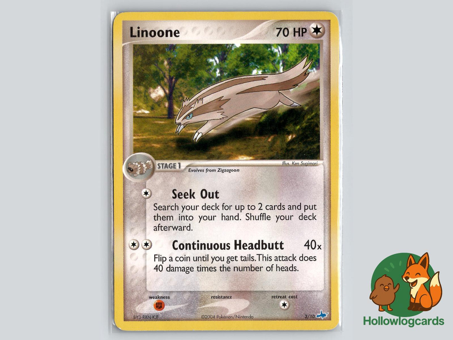 Linoone (3/10) - EX Trainer Kit Latios Pokémon Card