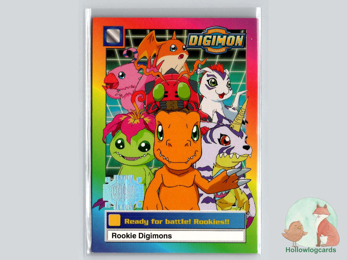 Ready for battle! Rookies!! (2/34) 1999 Upper Deck Digimon card