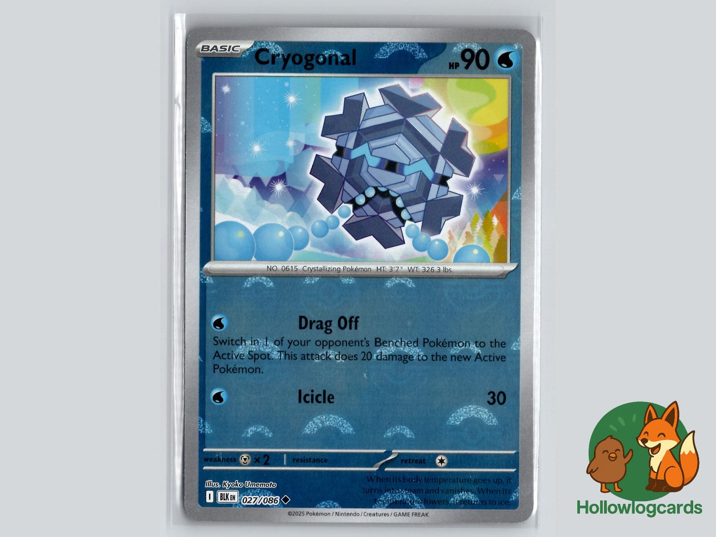 Cryogonal (027/086) - Black Bolt Pokémon Card