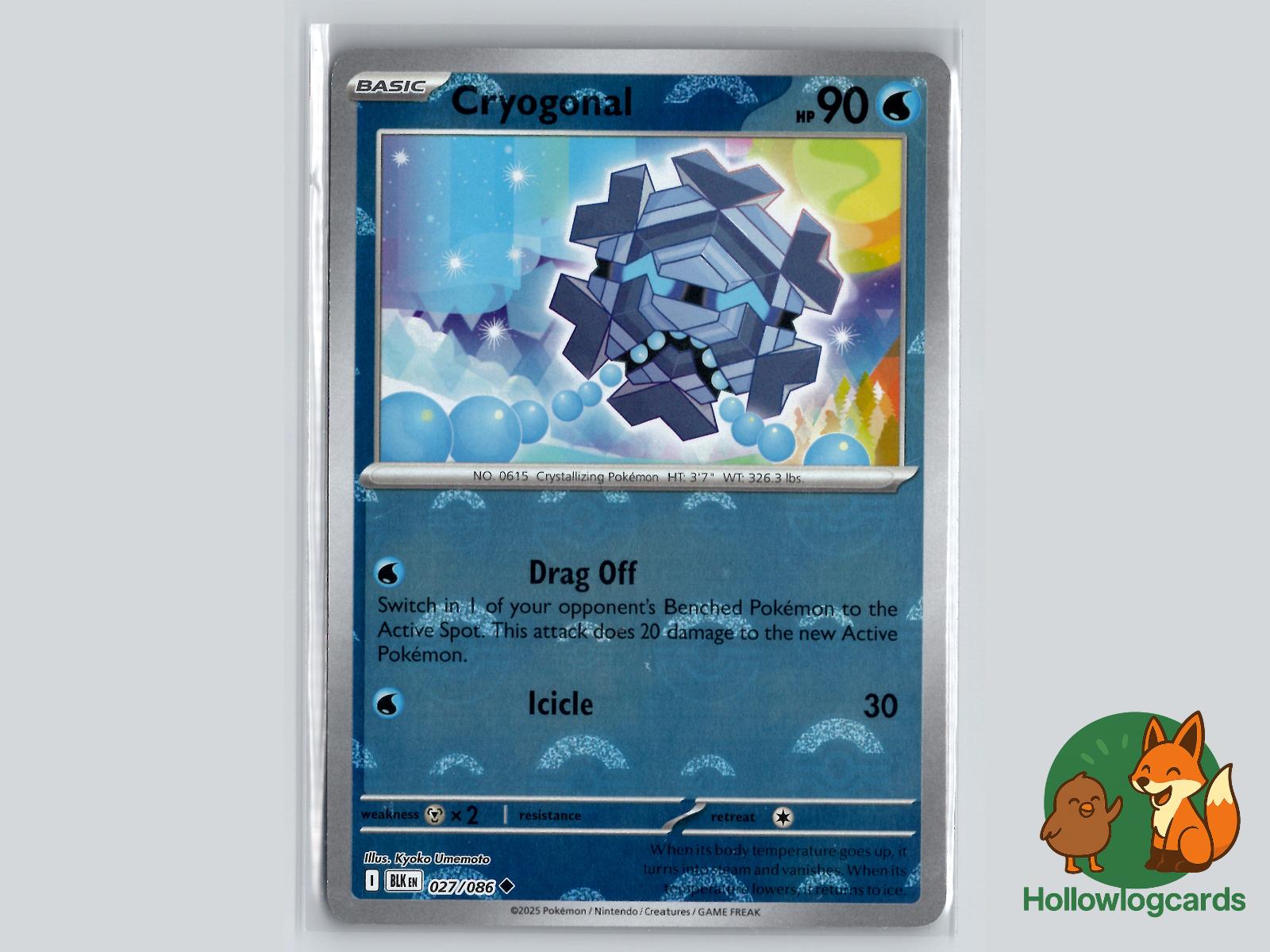 Cryogonal (027/086) - Black Bolt Pokémon Card