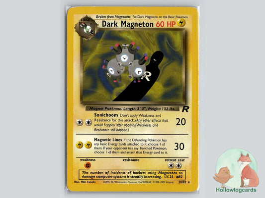 Dark Magneton (28/82) - Team Rocket Pokémon Card