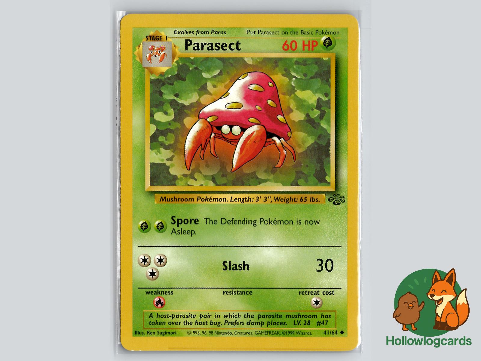 Parasect (41/64) - Jungle Pokémon Card