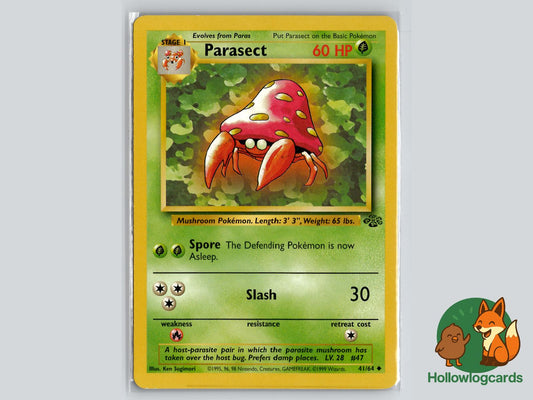 Parasect (41/64) - Jungle Pokémon Card