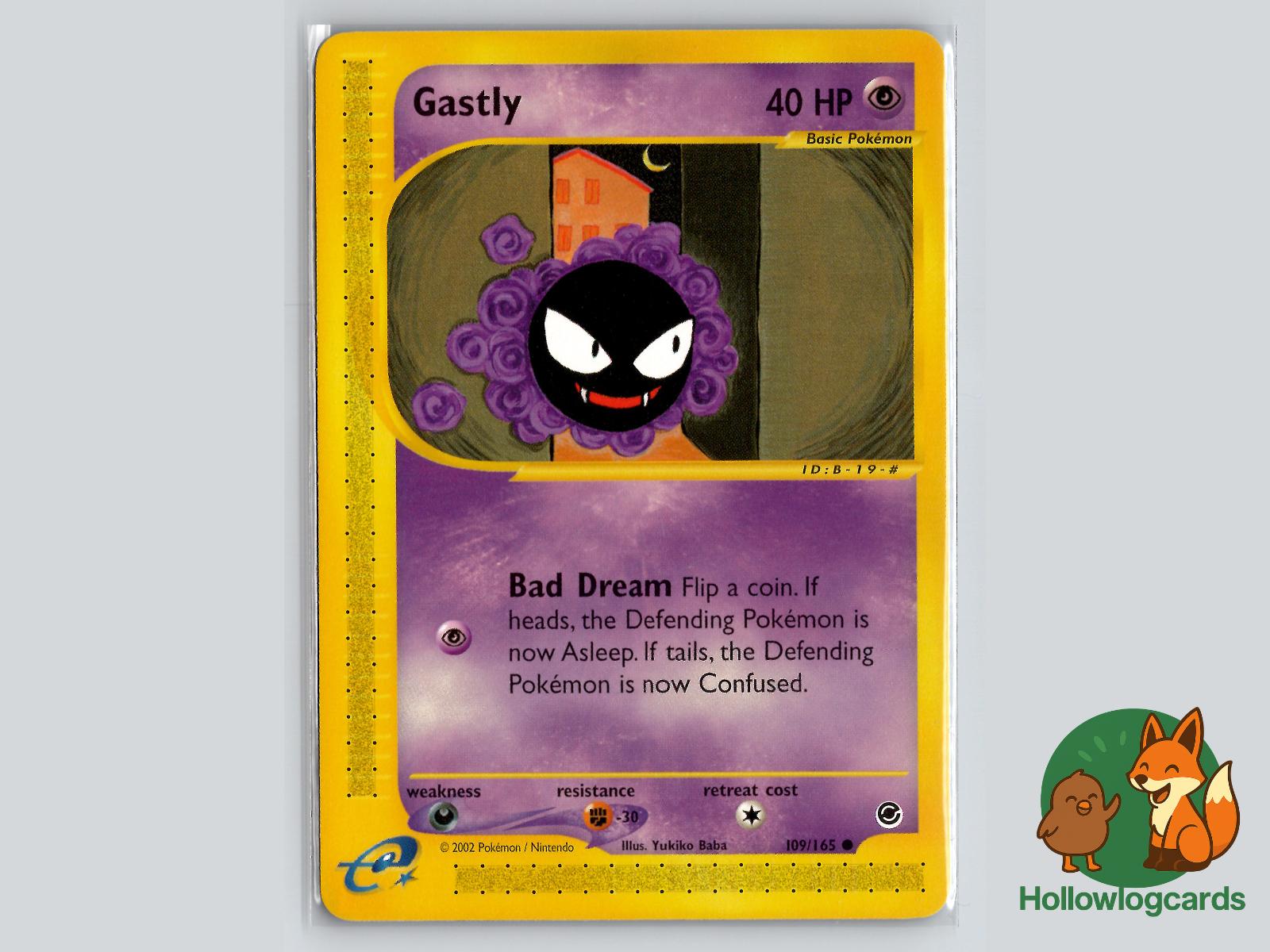 Gastly (109/165) - Expedition Base Set Pokémon Card