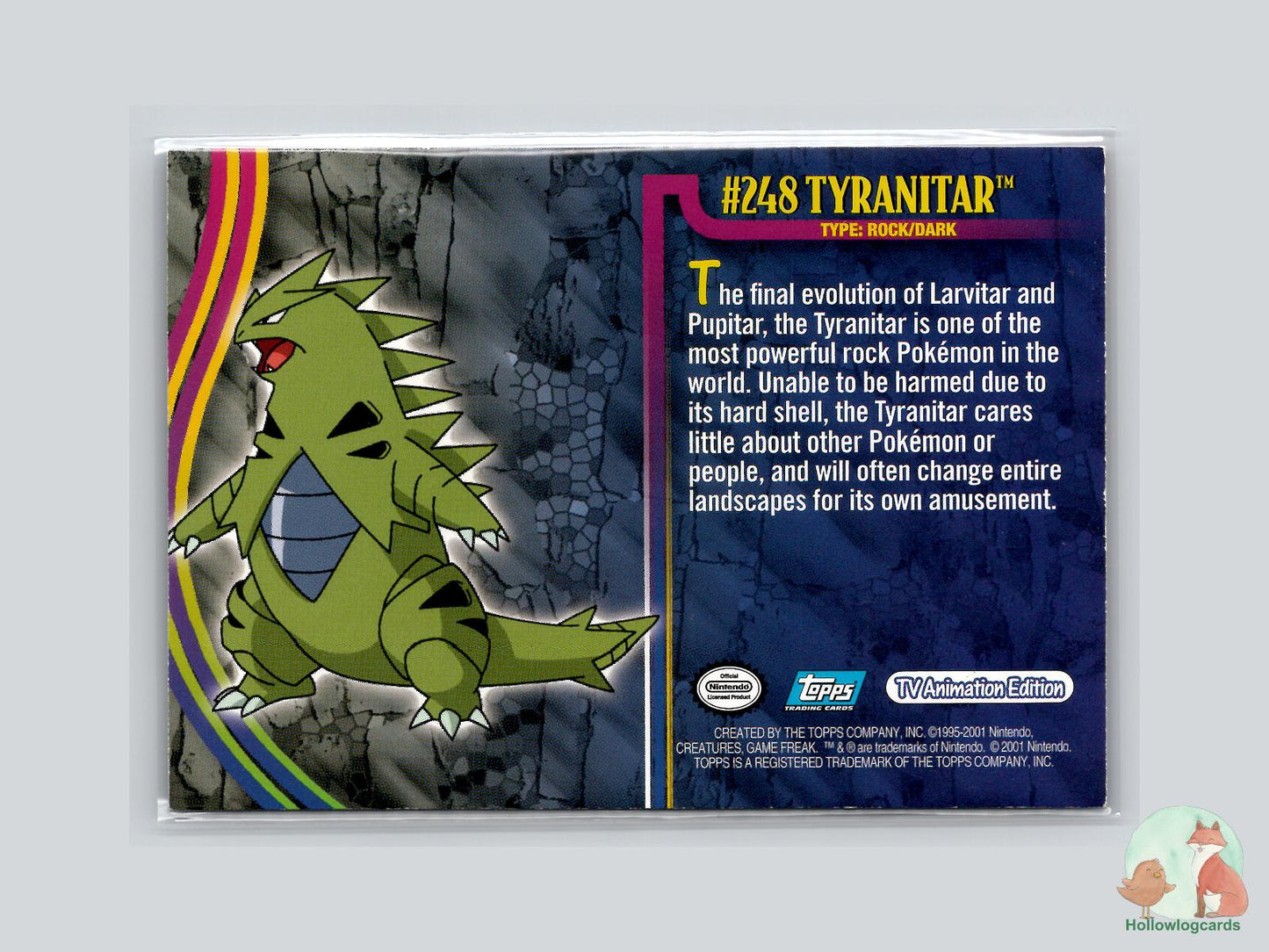 Tyranitar (#36) - Topps Johto League Champions Trading Cards