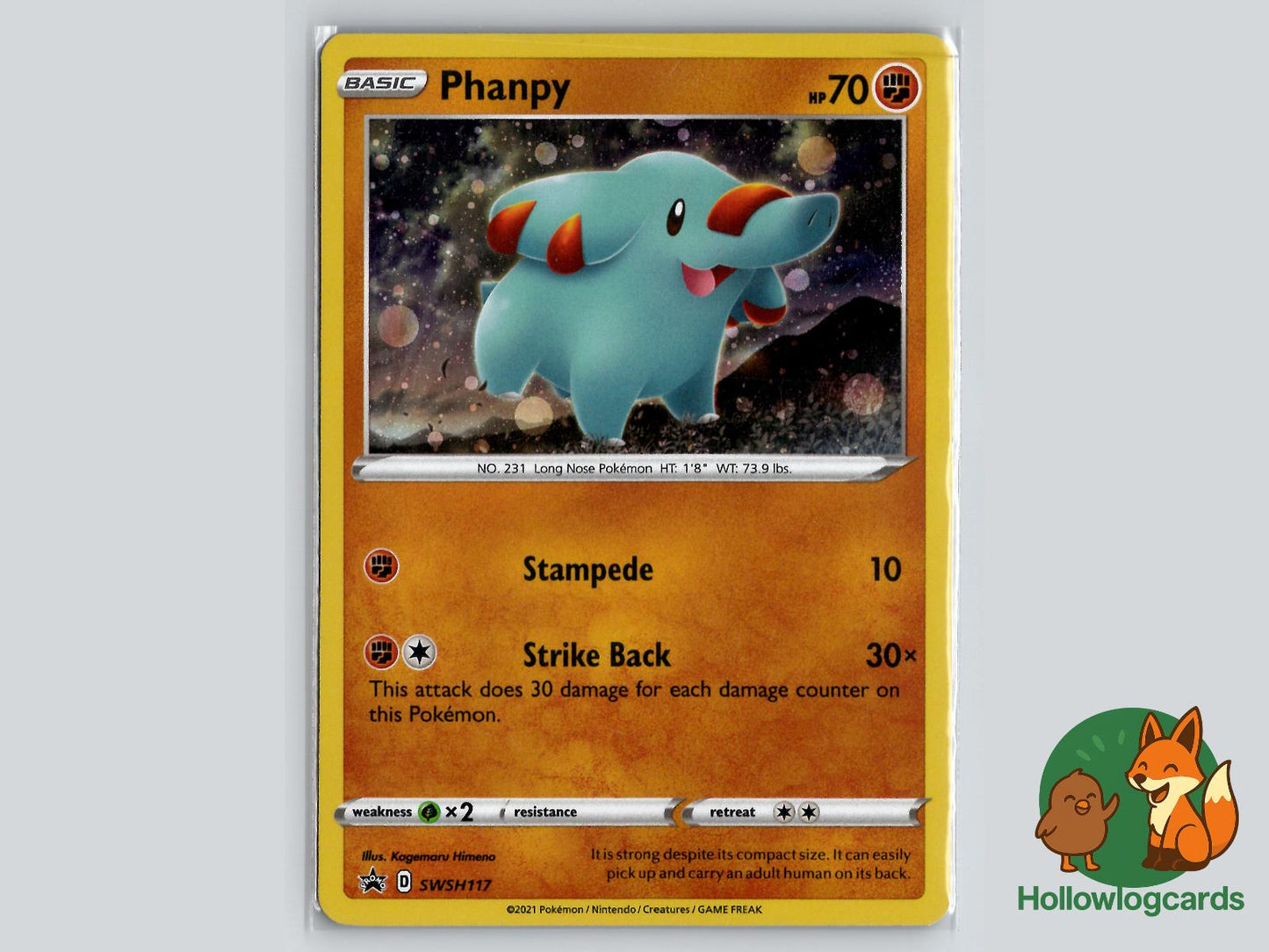 Phanpy (SWSH117) - Sword & Shield Pokémon Card