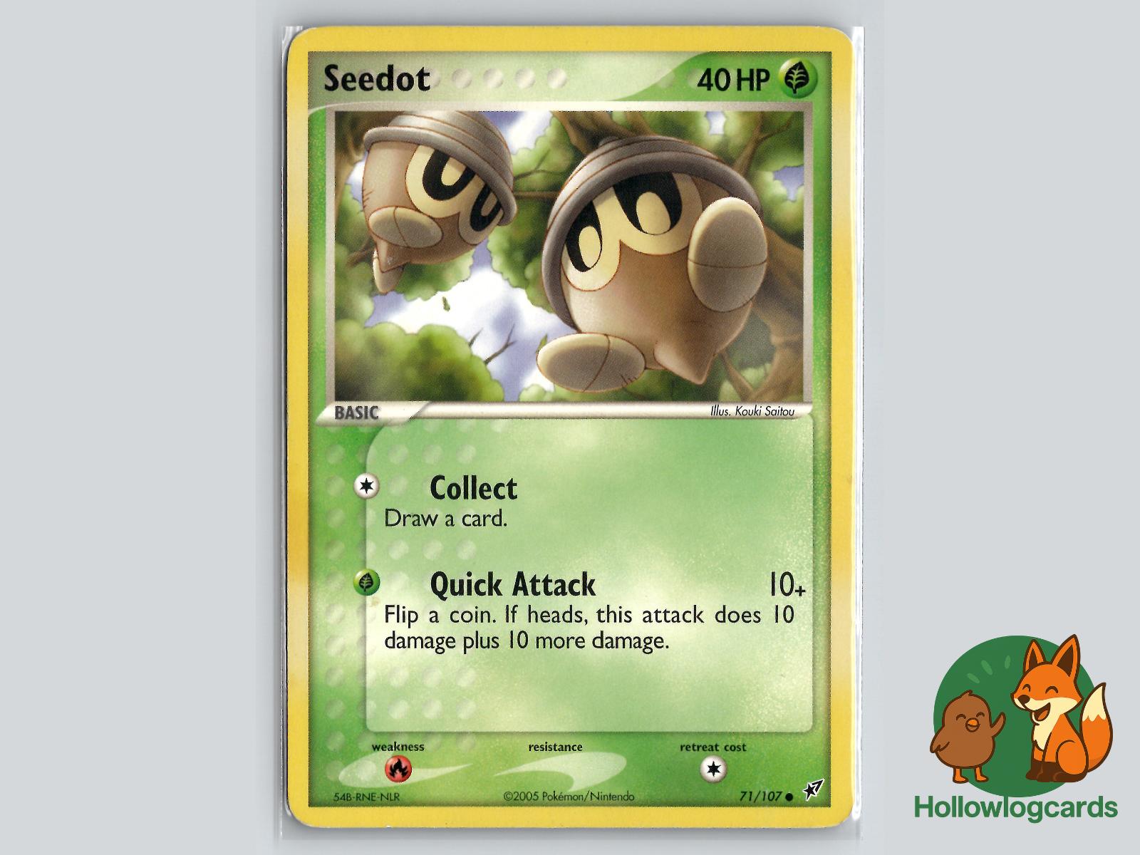 Seedot (71/107) - Deoxys Pokémon Card