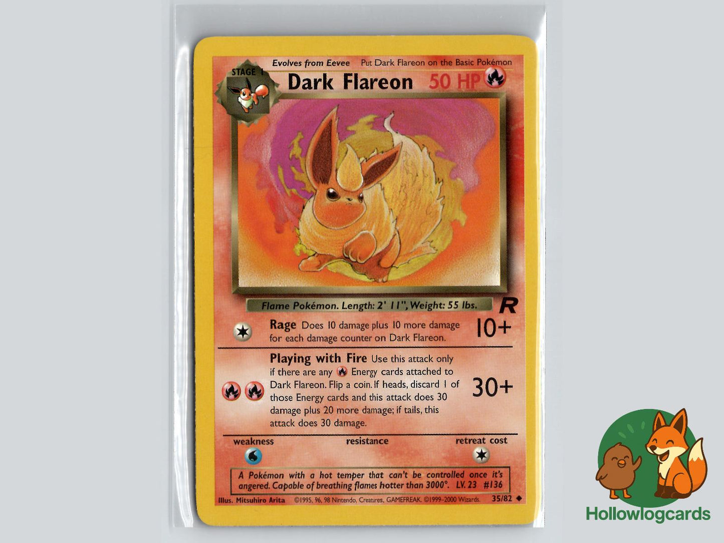 Dark Flareon (35/82) - Team Rocket Pokémon Card