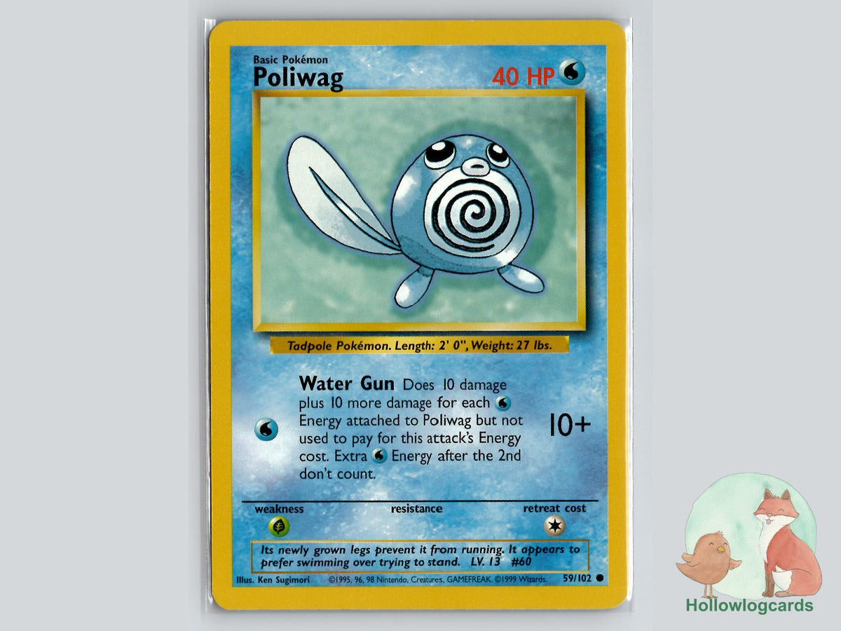 Poliwag (59/102) - Base Pokémon Card