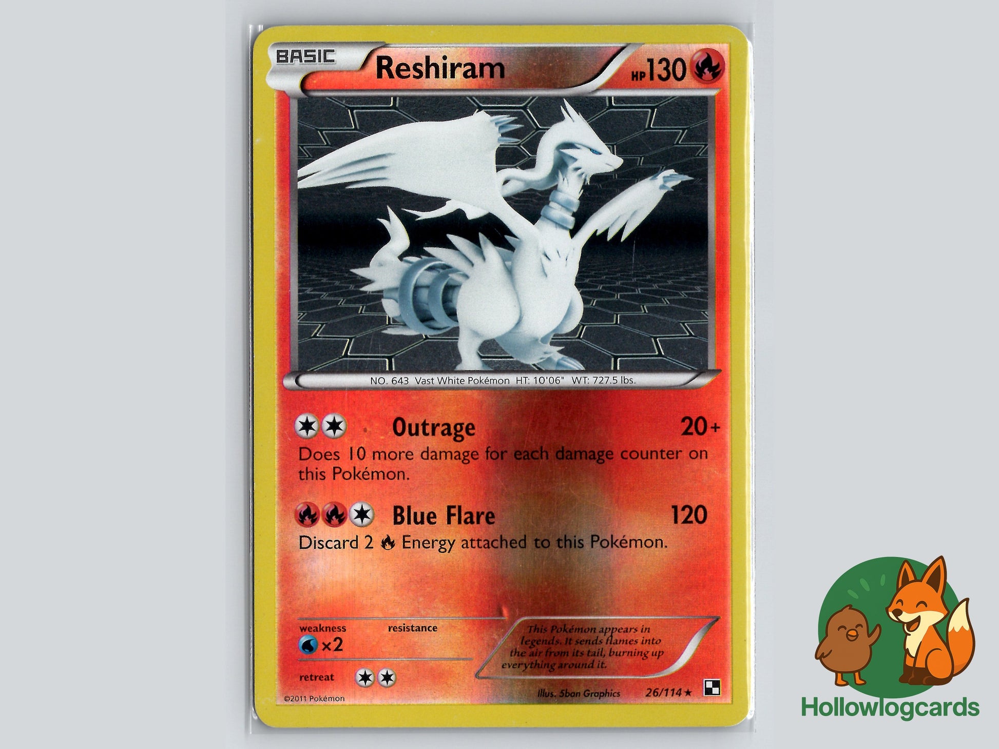 Image of Reshiram Black and White (BLW) #26