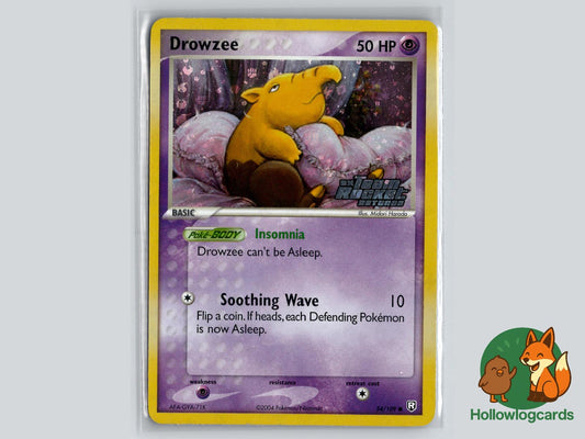 Drowzee (54/109) - Team Rocket Returns Pokémon Card