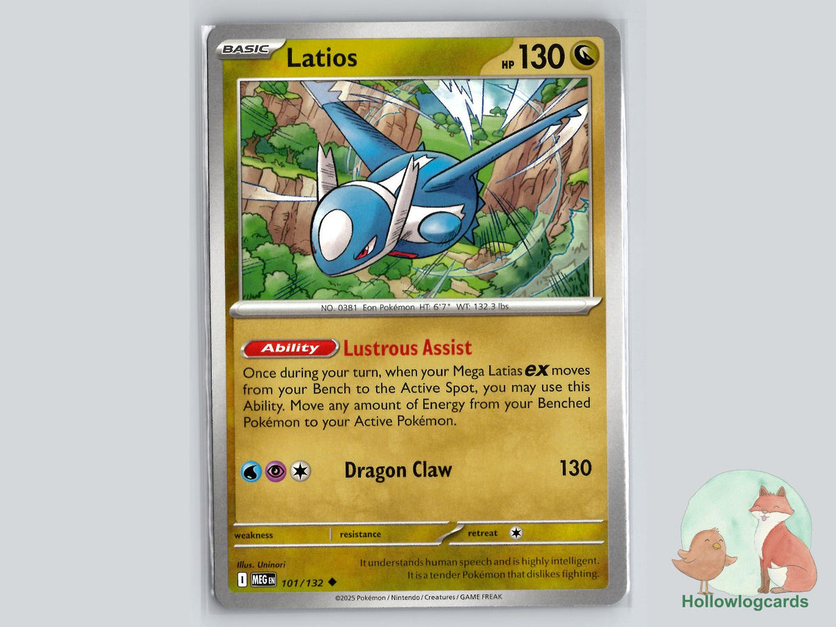 Latios (101/132) - Mega Evolution Pokémon Card