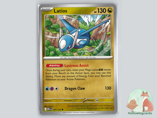 Latios (101/132) - Mega Evolution Pokémon Card