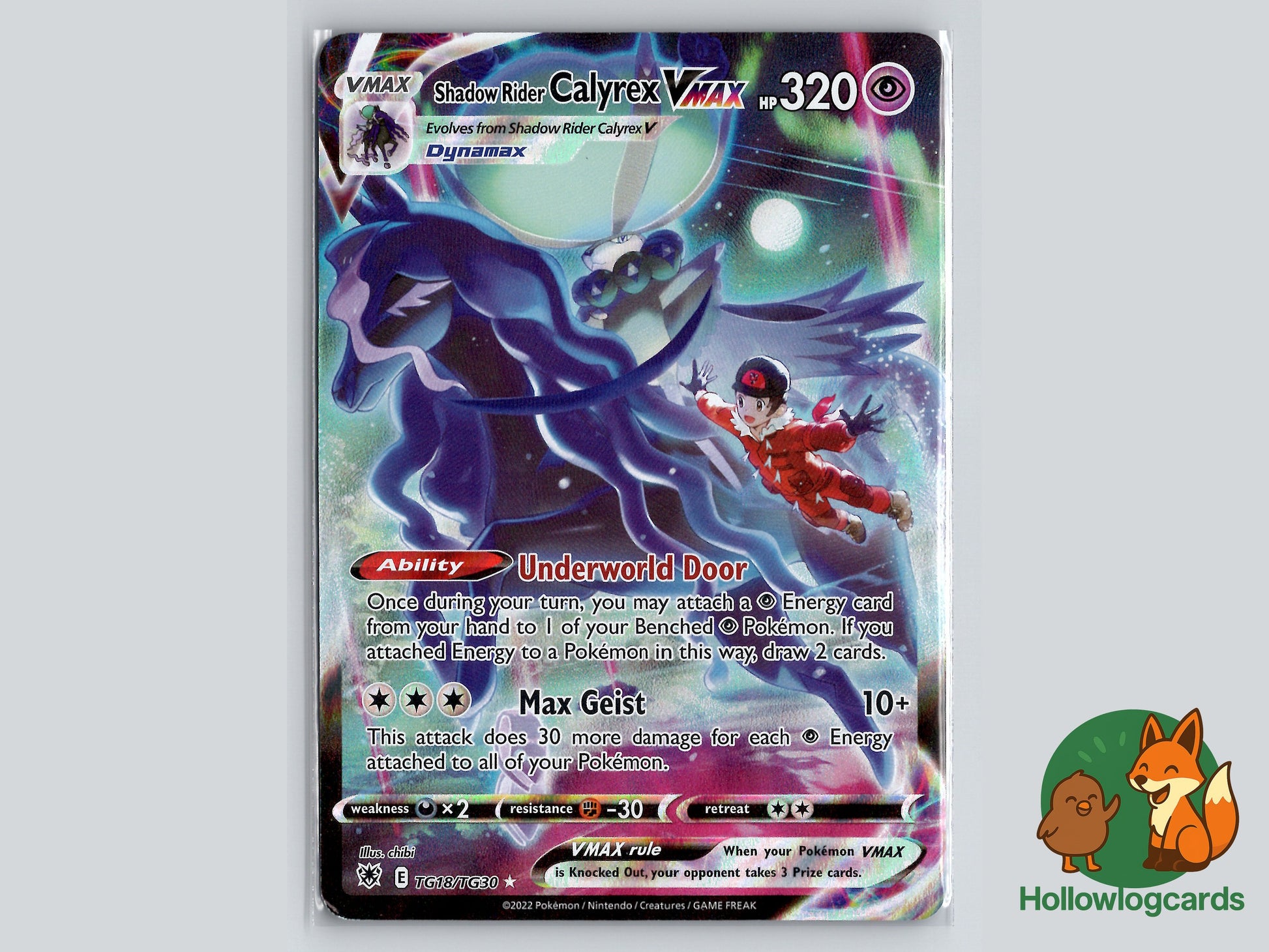 Image of Shadow Rider Calyrex VMAX Astral Radiance (ASR) #TG18