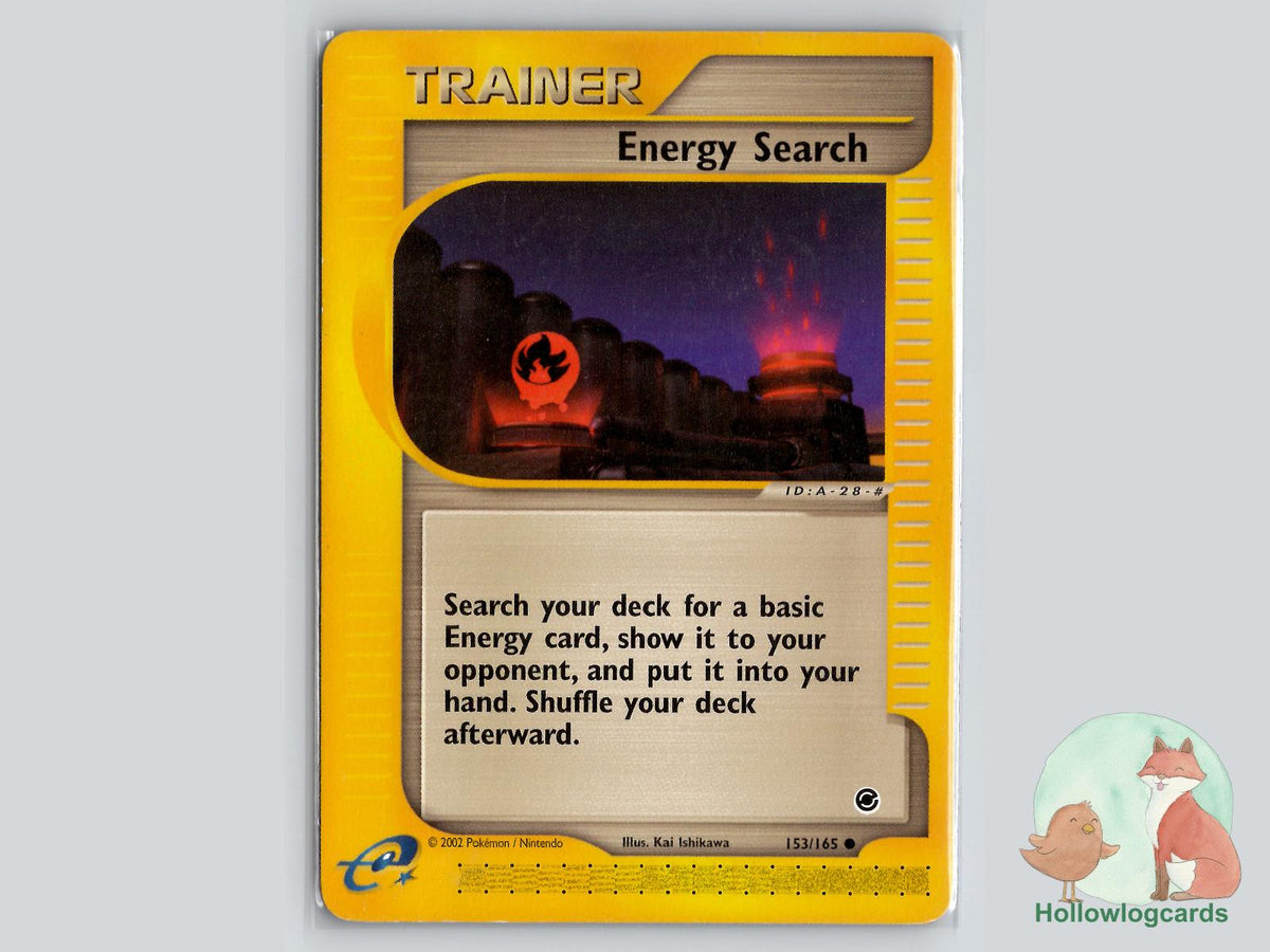 Energy Search (153/165) - Expedition Base Set Pokémon Card