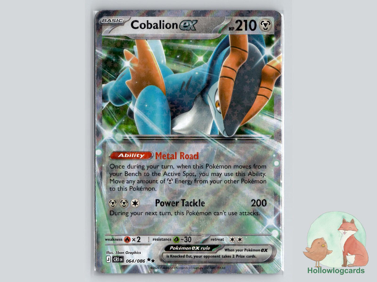 Cobalion ex (064/086) Pokémon Card