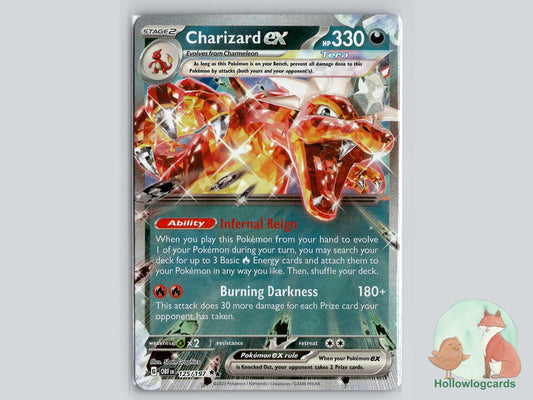 Charizard ex (125/197) - Obsidian Flames Pokémon Card
