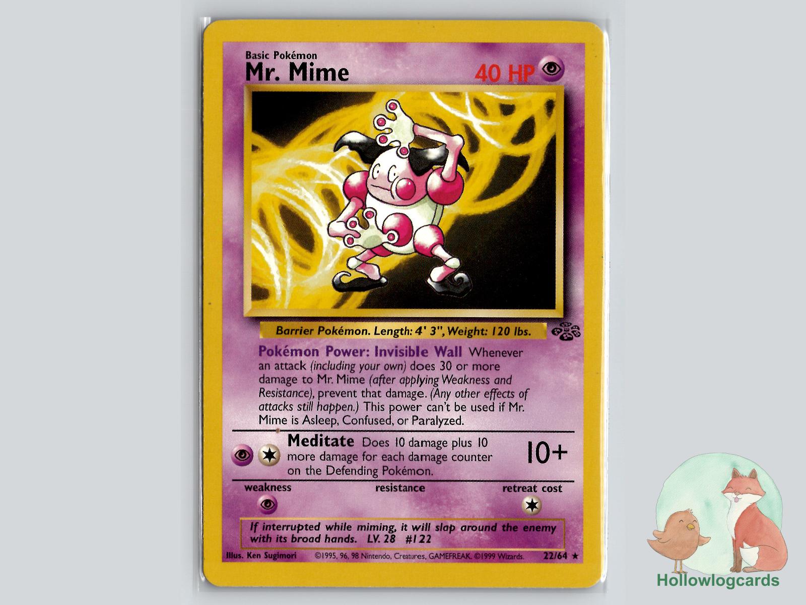 Mr. Mime (22/64) - Jungle Pokémon Card