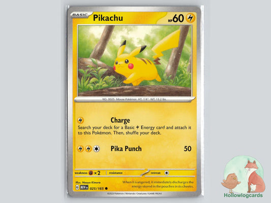 Pikachu (025/165) - 151 Pokémon Card