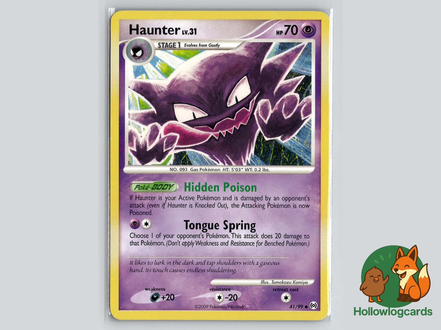 Haunter (41/99) - Arceus Pokémon Card