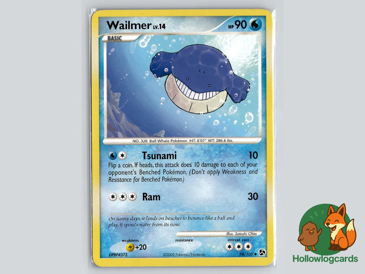 Wailmer (58/106) - Great Encounters Pokémon Card
