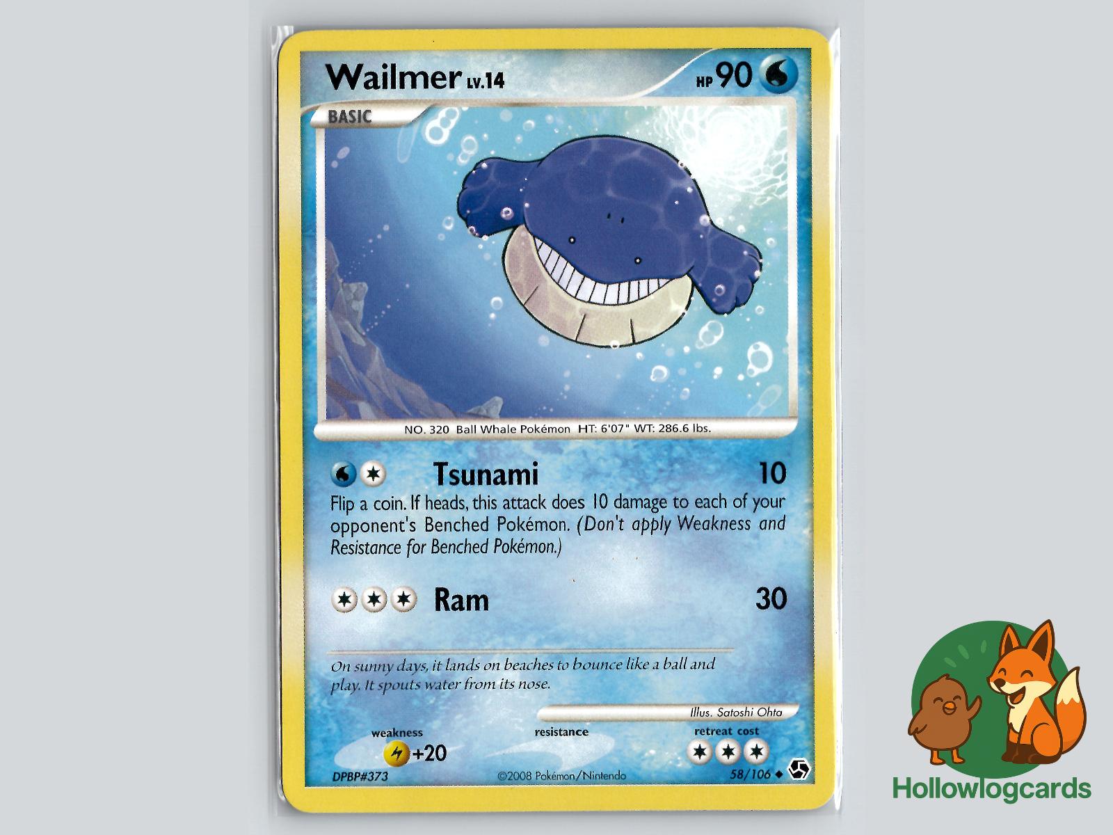 Wailmer (58/106) - Great Encounters Pokémon Card