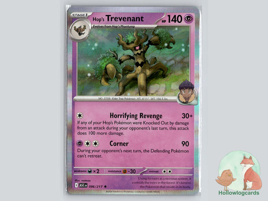 Hop's Trevenant (096/217) Pokémon Card