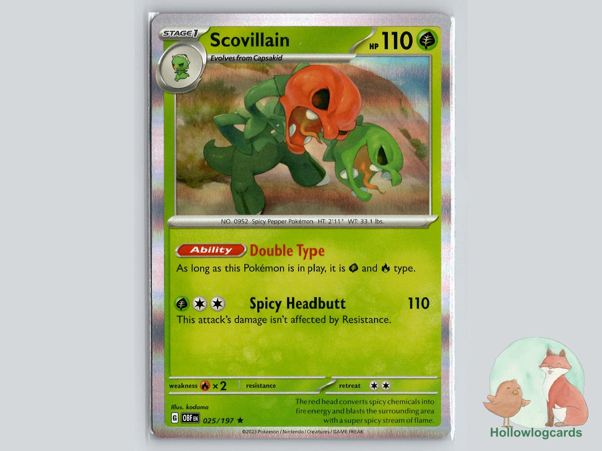 Scovillain (025/197) - Obsidian Flames Pokémon Card